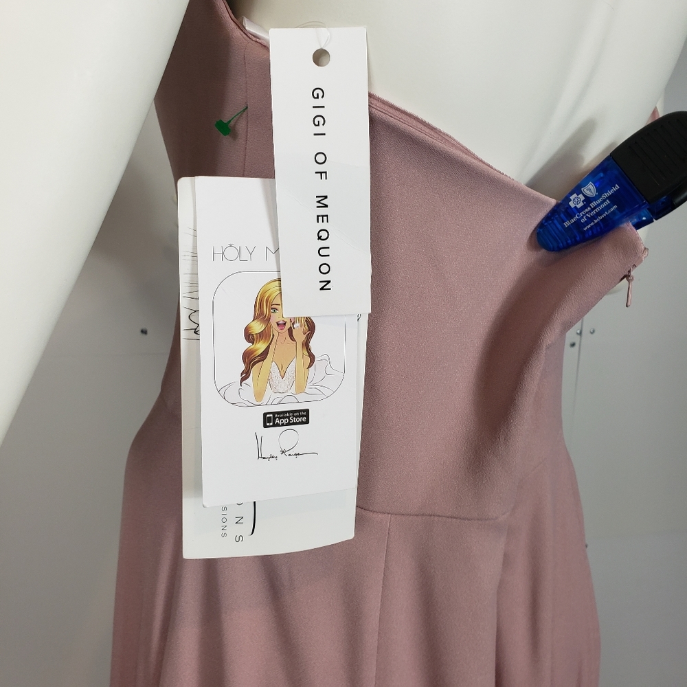 Hayley Paige occasions 5817 Dusty Rose size 8 - Picture 6 of 15